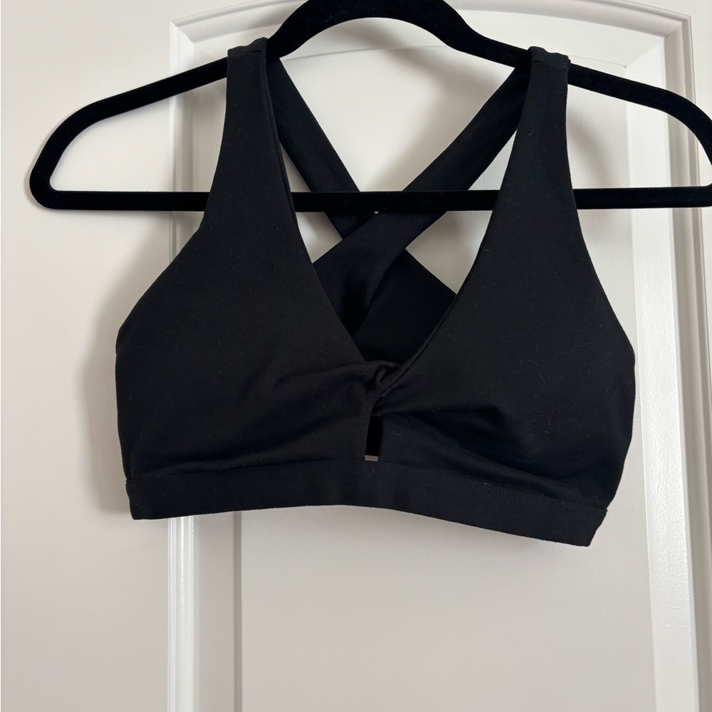 Black Women's Sports Bra